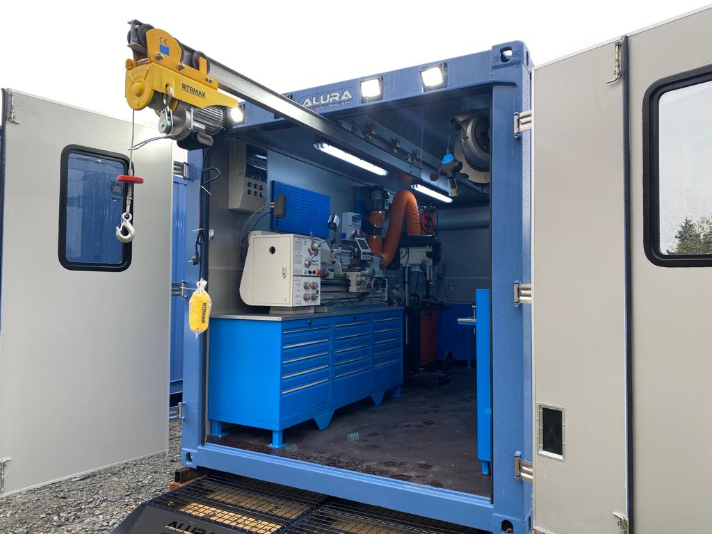 20’ Container Workshop: Mobile Field Service Solution