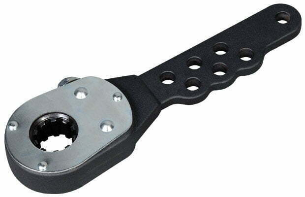 Manual slack adjuster brake adjustment procedure