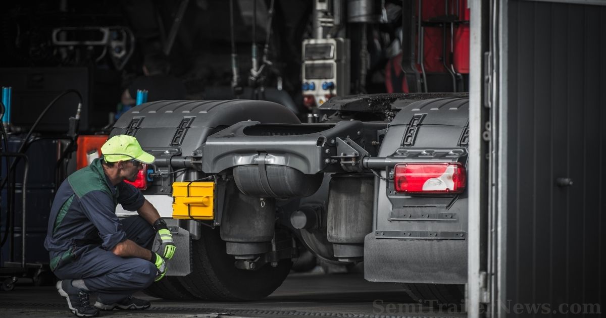 Trucks performing reversing maneuvers