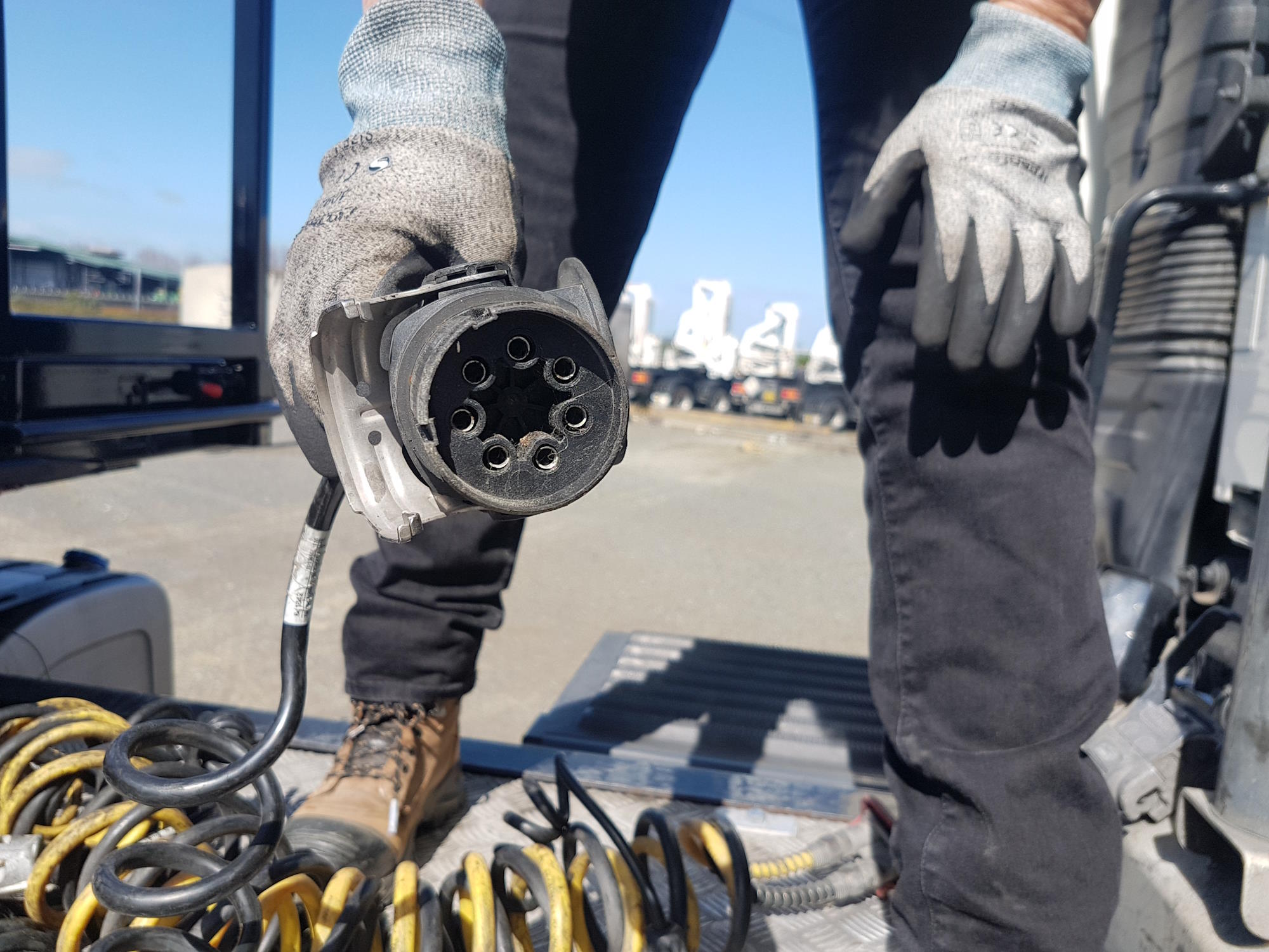 Trailer ABS operating diagram