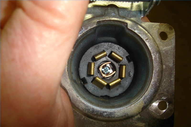 Corroded trailer junction box